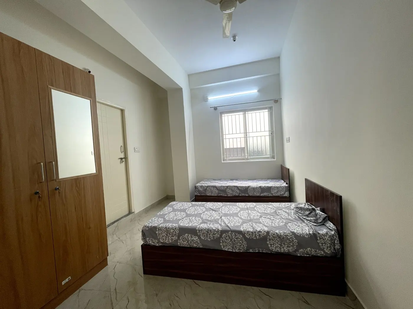 Bright shared room